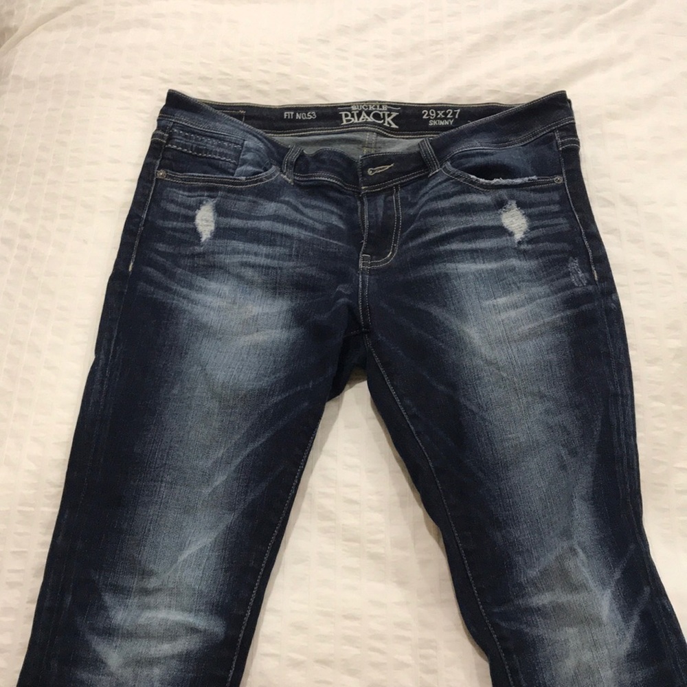 BKE Black denim jeans
